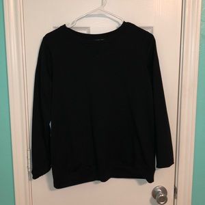 Kim Rogers black long sleeve tee